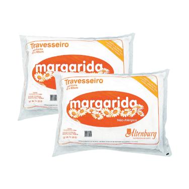 Imagem de Kit 2 Travesseiros 45x65cm Margarida Altenburg