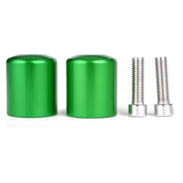 Imagem de Acessórios de modificação de motocicleta tampa de guidão de extremidade de guidão compatível com Z800 Z1000 Z900 Z750 Z650 Z300 Z250(verde)