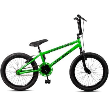 Imagem de Bicicleta Aro 20 BMX Infantil Flay Aro Aero Freio V-Brake Menino 6, 7, 8, 9, 10 + anos - Verde