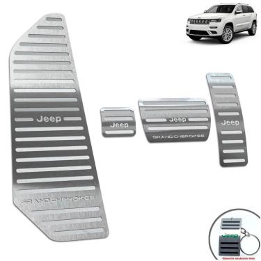 Imagem de Descanso Pedaleira Jeep Grand Cherokee 2013 a 2018 Prata