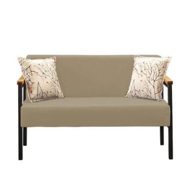 Imagem de Poltrona 02 Lugares Estilo Industrial Minas - Gonçalves Decor, Velutto