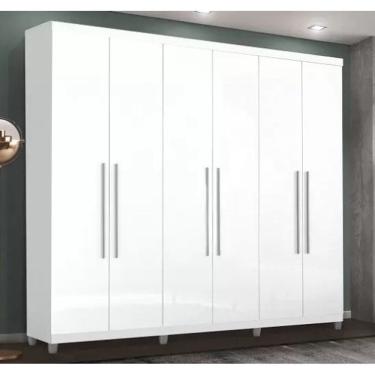 Imagem de Guarda Roupa 6 portas PORTO BELLO BRANCO