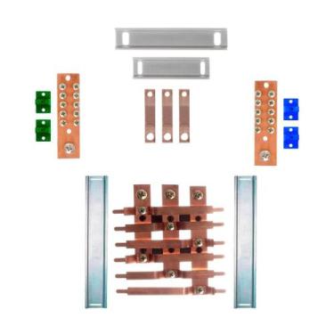 Imagem de Kit Barramento Trifásico 225A para 12 Circuitos - Zathura