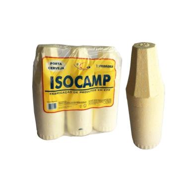 Imagem de Porta garrafa isopor camisinha cerveja 600ml isoterm c/6