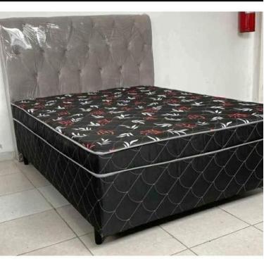 Imagem de Cama Box Casal Conjugada Ortopédico (5cm) Colchão Dos Sonhos