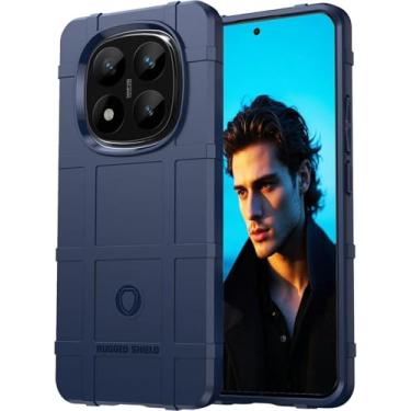 Imagem de Capa Case Xíaomi Redmi Note 14 Pro Plus 5G (Tela 6.67) Rugged Shield Anti Impacto (Azul)