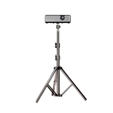 Imagem de SUNESA Suporte de projetor Suporte de projetor tripé doméstico de chão com bandeja rack de armazenamento tripé projetor suporte de cabeceira vertical universal mesa de colocação suporte para projetor