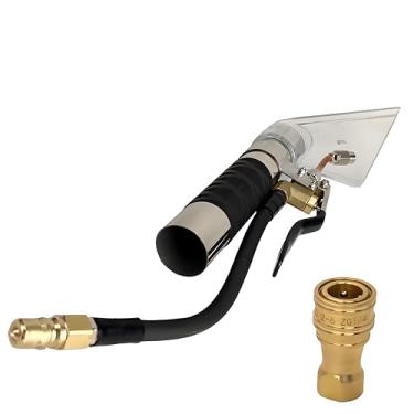 Imagem de Varinha extratora de carpete com válvula acopladora de desconexão rápida de 1/10.2 cm para extrator a vácuo de estofados Shop Vac/Mytee, ferramenta de limpeza de estofados para limpeza de carpetes