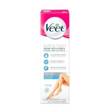 Imagem de Creme Depilatório Veet Pure & Fresh Pele Delicada 100ml