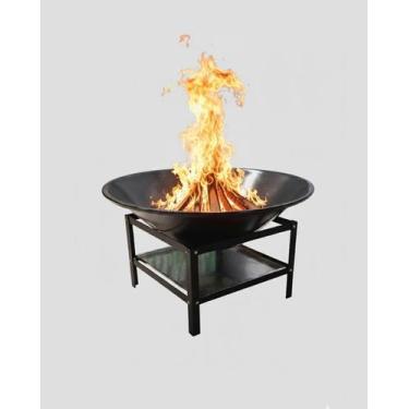 Imagem de Lareira para Jardim a Lenha Externa Aquecedor - 66 Cm - Lazer e Você