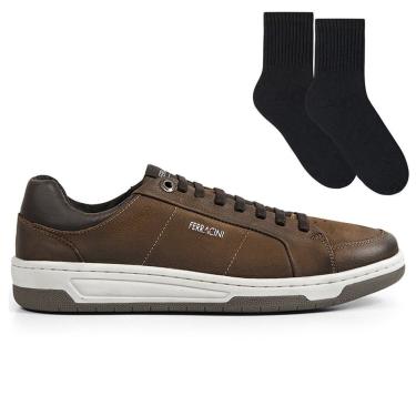 Imagem de Kit Sapatênis Ferracini Vox Masculino + Par De Meia