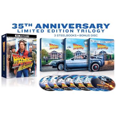 Imagem de Back to the Future 35th Anniversary Trilogy (Limited Edition Steelbook 4K Ultra HD + Blu-ray) [UHD]