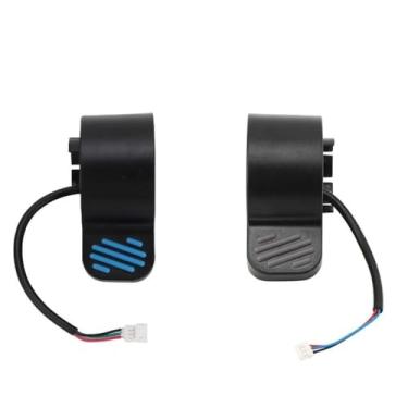 Imagem de Chiffonade Acelerador de acelerador de scooter elétrico, alavanca de freio de aceleração ABS durável para substituição Ninebot ES1 ES2 ES3 ES4 (Acelerador e freio)