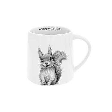 Imagem de Pavilion Gift Company - Drive Me Nuts - Caneca de 500 ml Café Chá Esquilo Vida Selvagem Utensílios de Cozinha