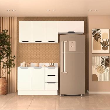 Imagem de Cozinha Compacta 250069 3 Peças Meena Branco Politorno Móveis