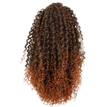 Imagem de Aplique Rabo De Cavalo Cacheado Curto 45cm Fibra Orgânica - mhair, 1b3