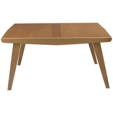 Imagem de Mesa De Jantar Extensivel 133 Ou 185 Cm Madeira Pinhao Nacc Pinhao - N