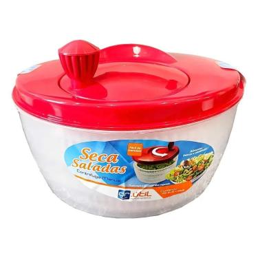 Imagem de Centrífuga De Salada Secador Verduras Manual Dr. Útil 4 Litr