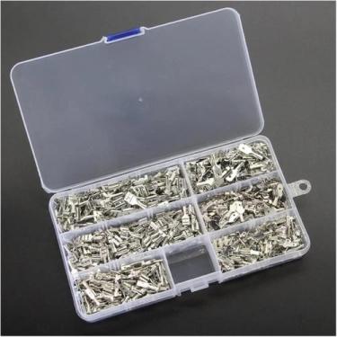 Imagem de Conectores De Fio Macho E Fêmea Sortidos 600 Peças 2.8/4.8/6.3mm Com K