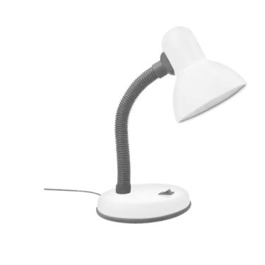 Imagem de Luminária Abajur De Mesa Articulada Branca Bivolt