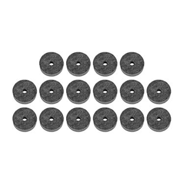 Imagem de RiToEasysports Melhore a Qualidade do Som Com Acessórios de Pratos de Substituição, Capas de Pratos de Feltro de Plástico para a Maioria Dos Kits de Bateria (Cinza)