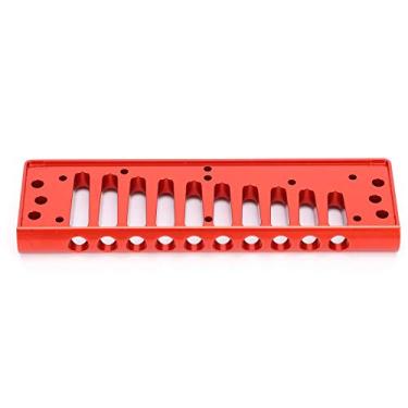 Imagem de RiToEasysports Pente para Gaita Azul de 10 Furos Em Liga de Alumínio SP20, Substituição Com Bordas Arredondadas e Boca Redonda, para Músicos