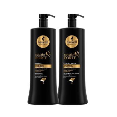 Imagem de Kit Shampoo E Condicionador Crescimento E Hidratação Haskell Cavalo Forte 1000ml