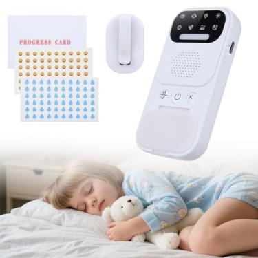 Imagem de Alarme de urina na cama sem fio Laelr recarregável com 8 modos, som alto, vibração forte, sensor de molhar a cama multifuncional para crianças idosos, treinar o penico para superar xixi na cama