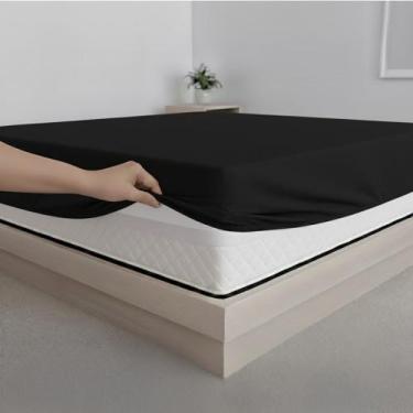 Imagem de Capa Protetora Impermeável Hospitalar P/ Colchão Lençol Elástico Solte