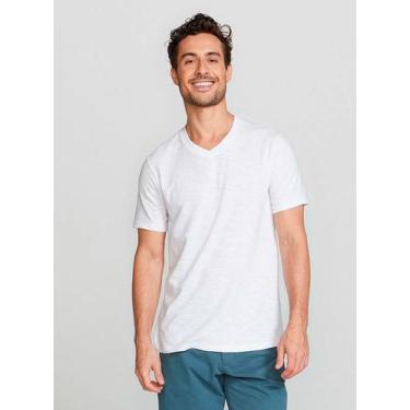 Imagem de Camiseta Manga Curta Hering N2K5 Masculina Flamê Algodão T. P/XXG, M, 