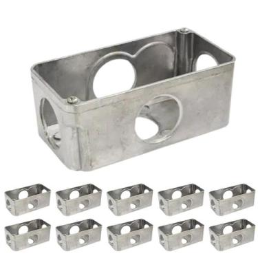 Imagem de 10 Condulete Múltiplo Modelo X Medida 1 1/2 em Alumínio Sieg