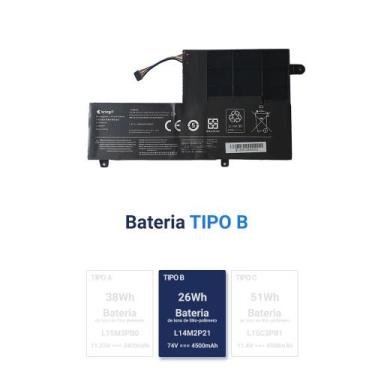 Imagem de Bateria para notebook compatível com Lenovo 7000 14 EDIÇÃO RYZEN  4500