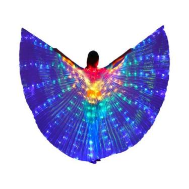 Imagem de Asas de Borboleta LED com Bastões Telescópicos - Asas Isis para Fantas