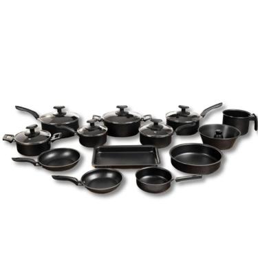 Imagem de Conjunto Panelas 13 Peças Teflon Antiaderente Preto