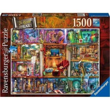 Imagem de Puzzle 1500 Peças Biblioteca Grandiosa Ravensburger 12000190 - Grow