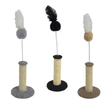 Imagem de Arranhador Redondo Pequeno em Pelúcia 1 Unidade - SAO PET