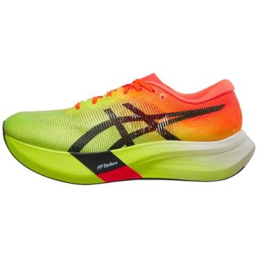 Imagem de ASICS Tênis de corrida unissex METASPEED Edge 3, Segurança amarelo/preto, 13 Wide Women/11.5 Men