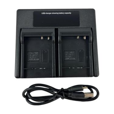 Imagem de Carregador de bateria de câmera dupla LED USB para DMW-BLE9, BLE9PP, DMW-BLG10 BHL7E e compatível com DMC-GF3, DMC-GF5, DMC-GF6, DMC-GX7, DMC-LX100