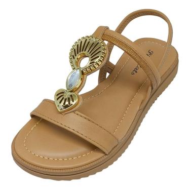 Imagem de Sandalia Infantil Menina Moderna Casual Conforto Pink Cats