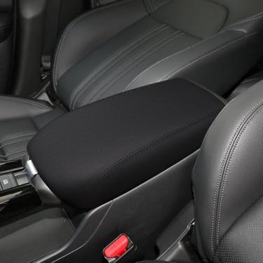 Imagem de faccaibbg Capa de apoio de braço para acessórios Honda HRV/HR-V 2023-2025 (preto), capa de console central de couro macio e antiarranhões