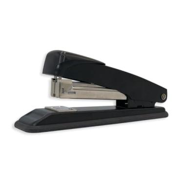 Imagem de Grampeador de Aço, 13cm de Comprimento, Capacidade 20 Folhas, Material em Aço e Plástico ABS, para Escritório e Uso Doméstico