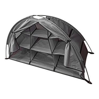 Imagem de ZJchao Armazenamento de Acampamento, Acessórios de Barraca para Dentro Com Organização Classificada de 9 Prateleiras Armário de Armazenamento de Acampamento Portátil Dobrável de Grande Capacidade