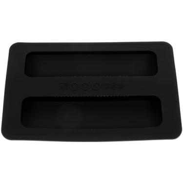 Imagem de Toaster Cover, Slice Silicone Toaster Dust Covers Black Bread Machine Silicone Lid Bread Maker Top Sandwich Machine Part Accessories