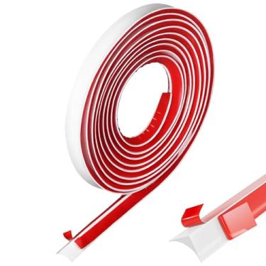 Imagem de Acabamento de moldagem flexível branco de 118 polegadas, acabamento dobrável autoadesivo para borda de piso, canto de parede, rodapé, escada, armário e bancada no banheiro, cozinha