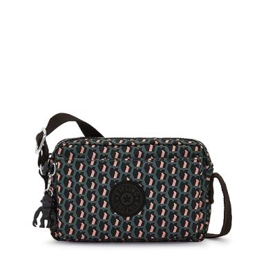 Imagem de Kipling Bolsa tiracolo feminina Abanu Multitransversal, leve, ajustável de nylon, Rosa K 3D, 7.8''L x 5.3''H x 3''D