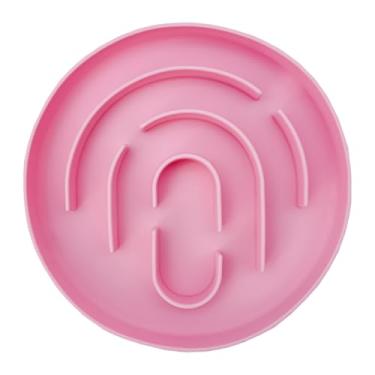 Imagem de Tigela para gatos de alimentação lenta, prato de comida de cachorro para gatos | Prato de silicone antiderrapante, suporte de comida saudável para animais de raças pequenas, uso interno e externo