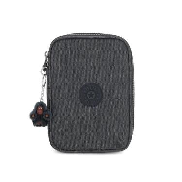 Imagem de Estojo Kipling 100 Pens Cinza Escuro Navy