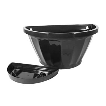 Imagem de Uninjet - Vaso de Parede Meia Lua Jardim Vertical Orquídea M Com Prato Uninjet