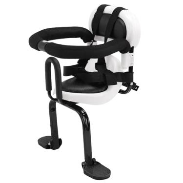 Imagem de Assento de bicicleta para criança montado na parte trás bebê com guarda U-shaped apoio pés dobrável e cinto