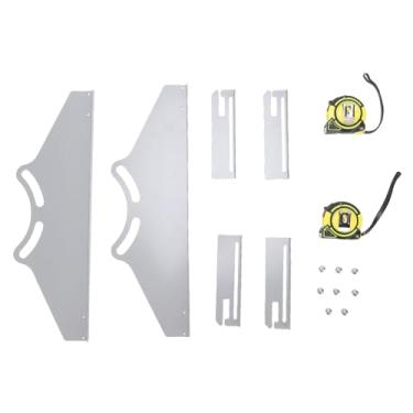 Imagem de Luocute Placas de Ferramenta de Alinhamento de Roda, Ferramenta de Alinhamento de Dedo do pé de Ferro Com 2 Peças de Fita Métrica de 3 Metros, para Carros Suvs Utv Atv